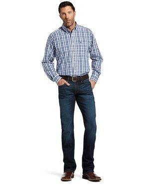 ARIAT  Mens Dark Wash Straight Jeans